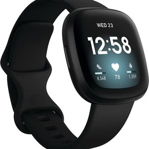 Fitbit Versa 3 Health & Fitness Smartwatch with GPS, 24/7 Heart Rate, with Alexa
